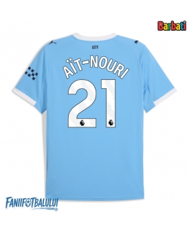 Manchester City Rayan Ait-Nouri #21 Tricou Fotbal Replică 2025-26 Barbati Acasa
